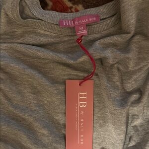 Hale Bob Women’s Gray Crewneck Lounge Set  Cozy and Elegant